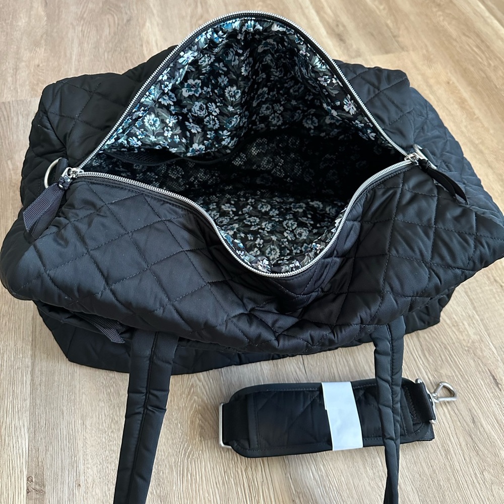 Vera Bradley Large Travel Duffel Bag - Black